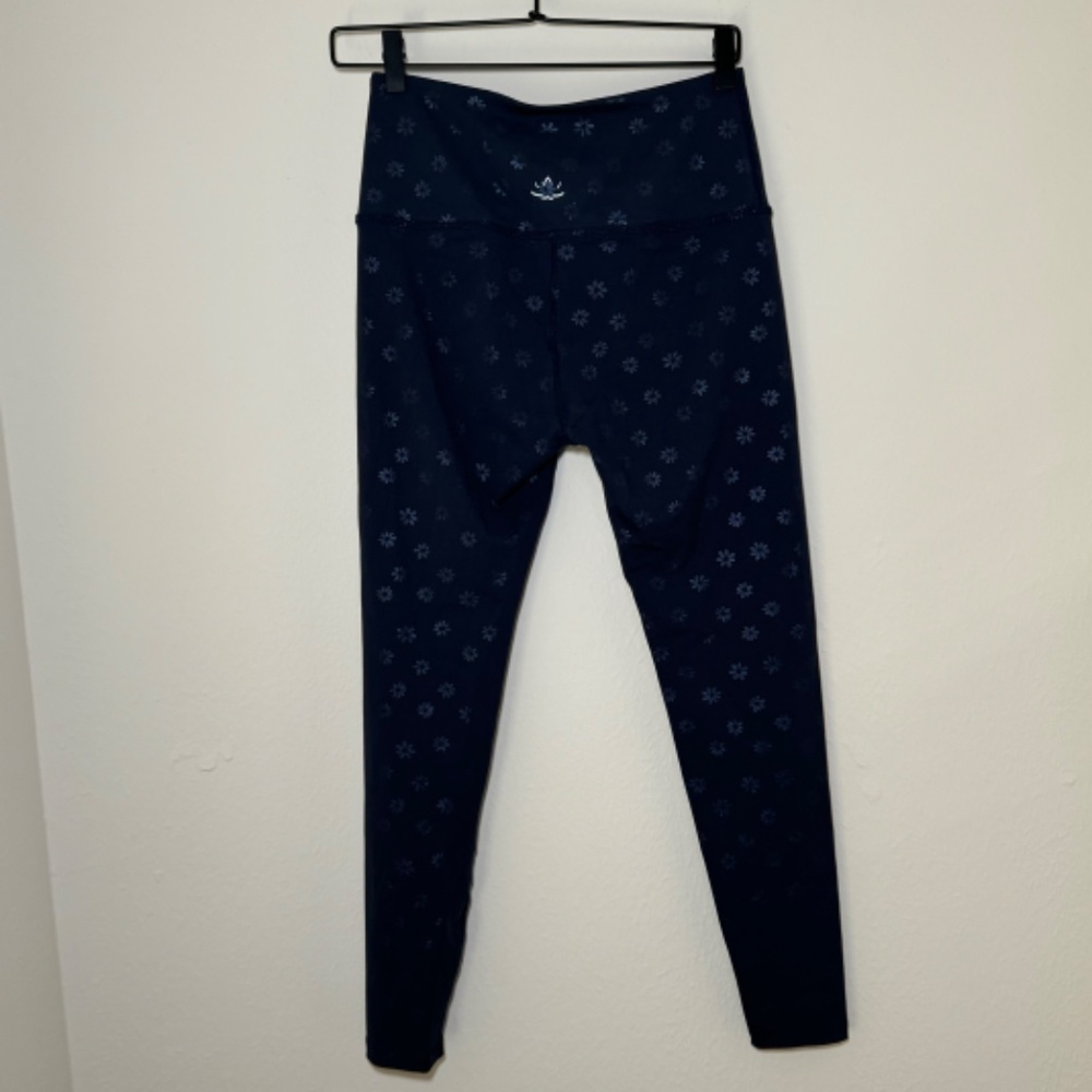 Beyond Yoga Leggings Women's MD Blue Spacedye All in the Midi High Waist - Picture 4 of 5
